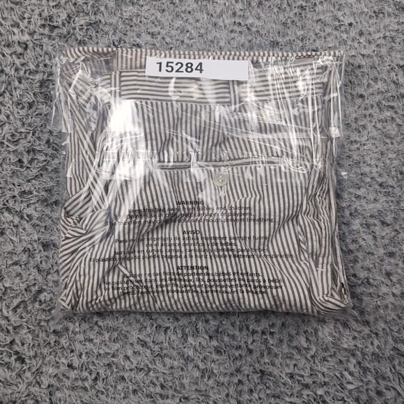 Brooks Brothers Pants Men 36x31 Brown White Chino Career Preppy Straight Striped - Picture 9 of 9